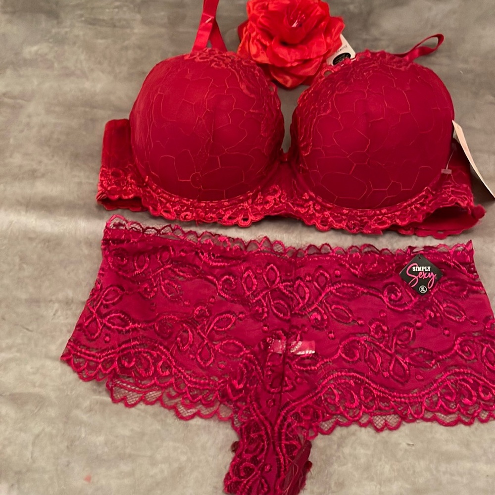 Plus Size Bra Set - Size 42D/XL